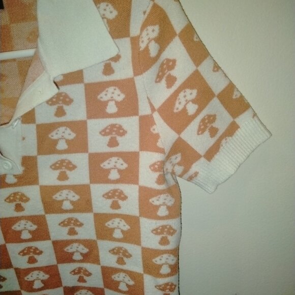 Mushroom checkered Top - Picture 5 of 6